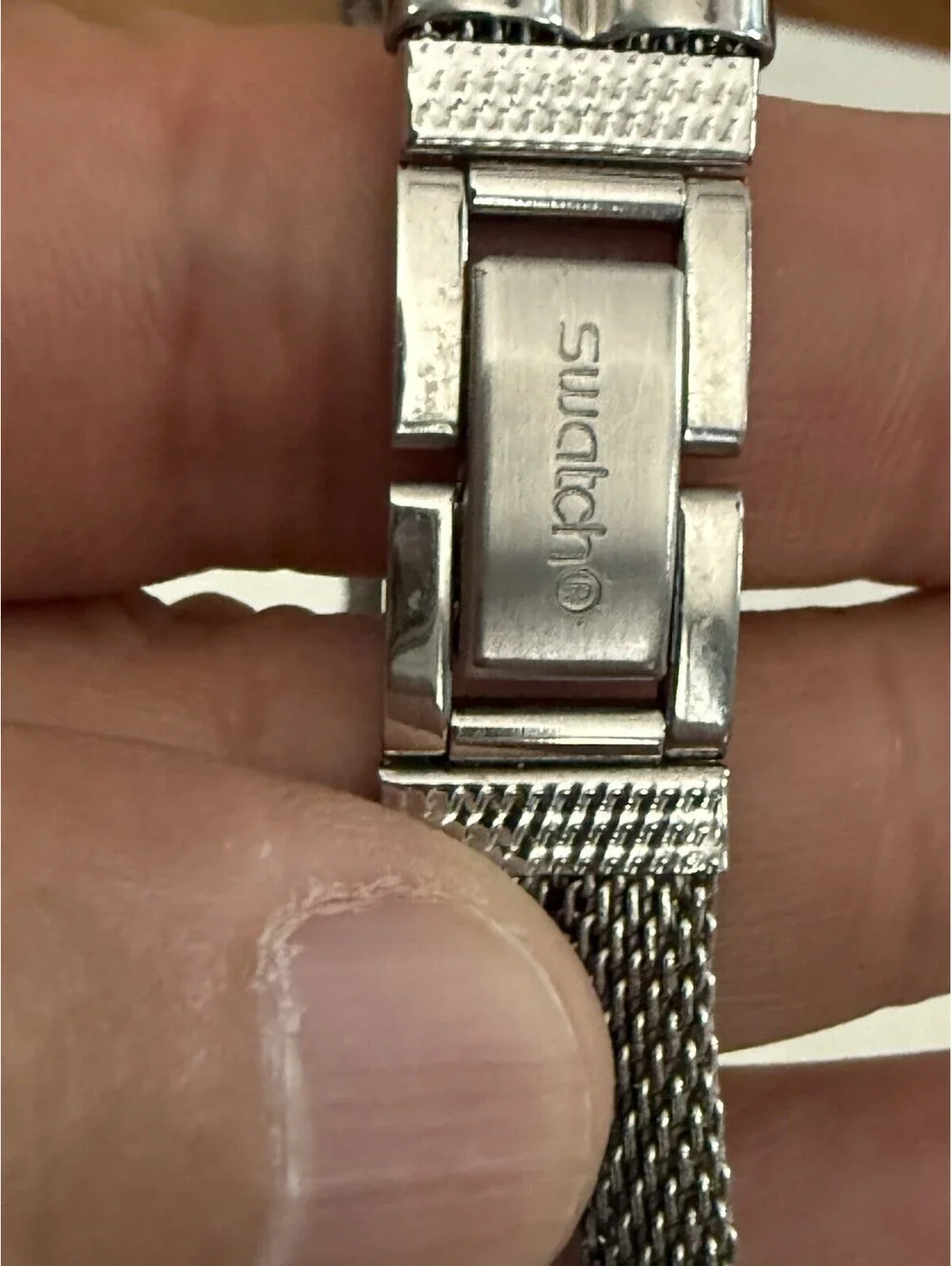 Swatch Quartz Watch Double Belt , Good Condition , Needs Battery